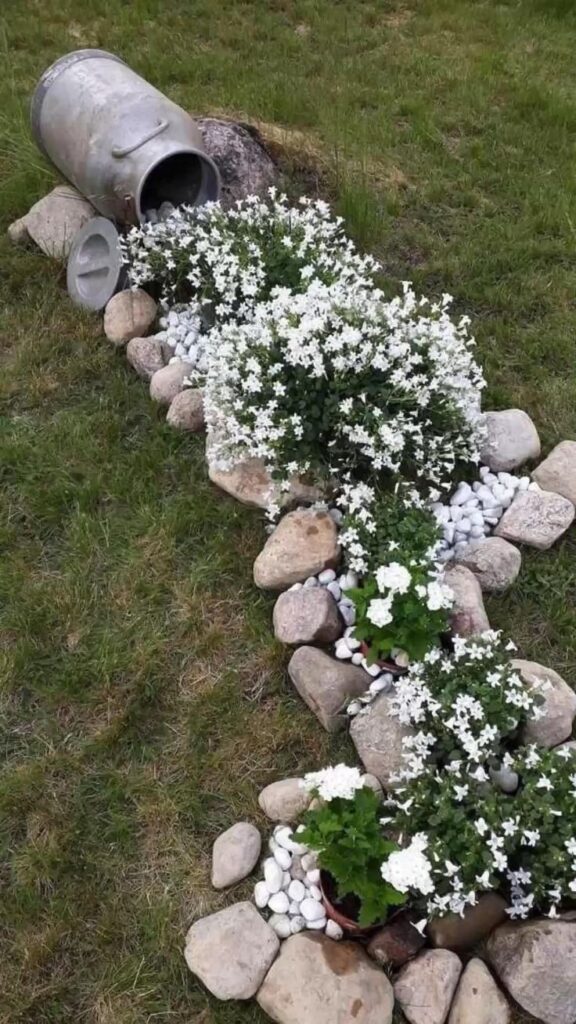 flower garden ideas in front of house