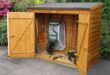 wooden garden sheds