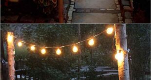 backyard lights