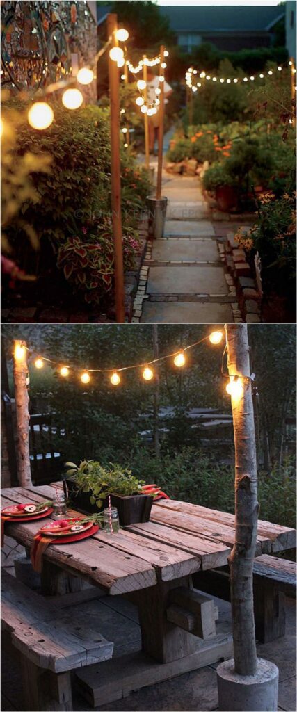 backyard lights