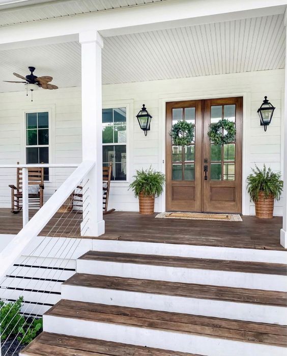 Charming Farmhouse Front Porch Design Inspirations