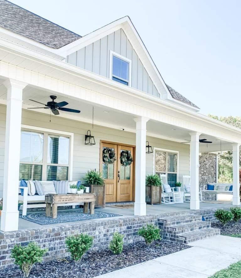 farmhouse front porch ideas