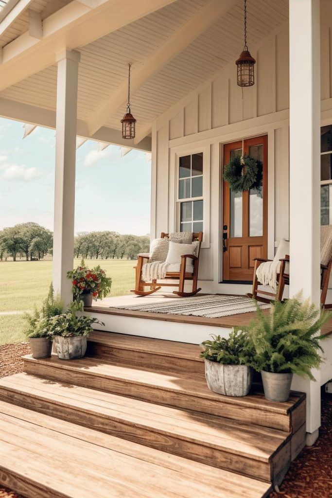 farmhouse front porch ideas