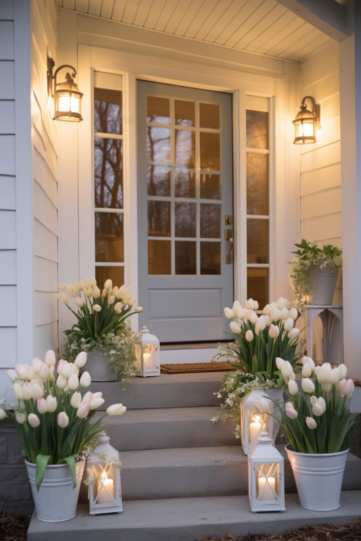 Charming Ideas for Farmhouse Front Porches