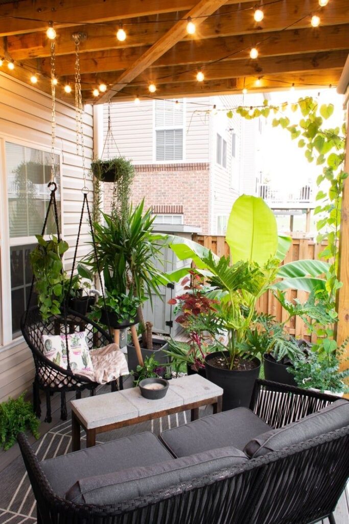 small patio ideas townhouse