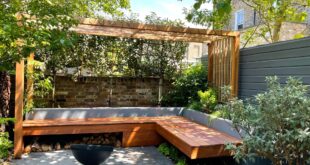 small garden pergola