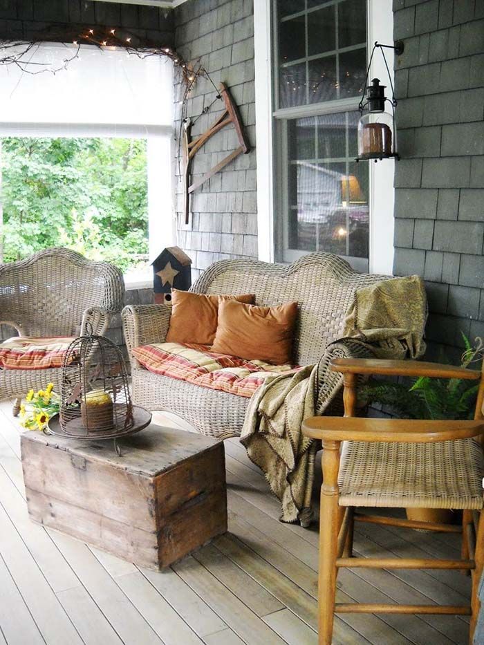 rustic porch ideas