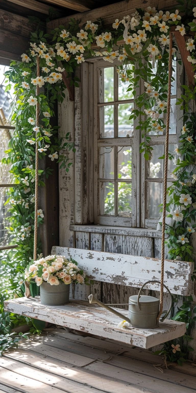 Charming Rustic Porch Inspiration