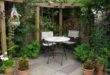 small garden pergola