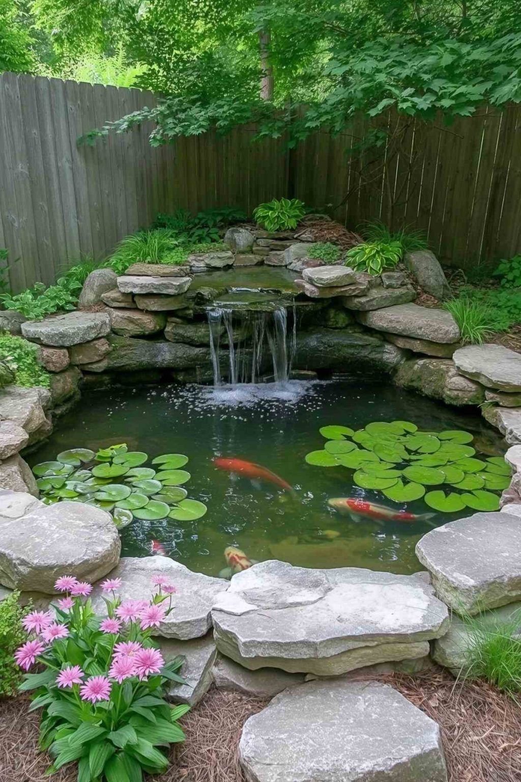 Charming ideas for creating small garden ponds