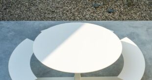 round garden table