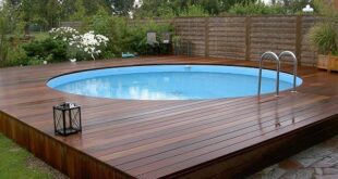 round pool deck ideas