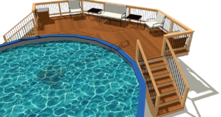 round pool deck ideas