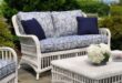 white wicker patio furniture