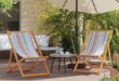 reclining garden chairs