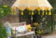 small garden umbrella