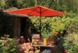 small garden umbrella