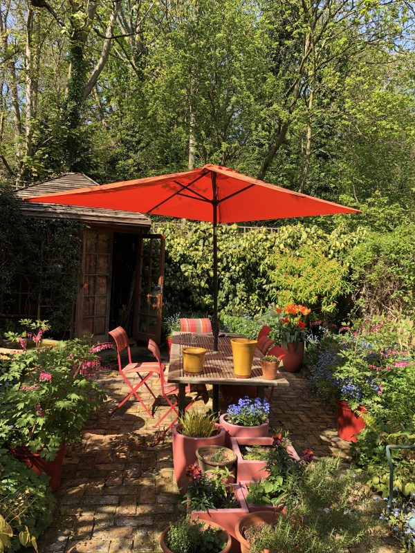 small garden umbrella