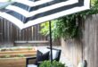 small garden umbrella