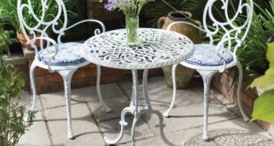 small garden table and chairs