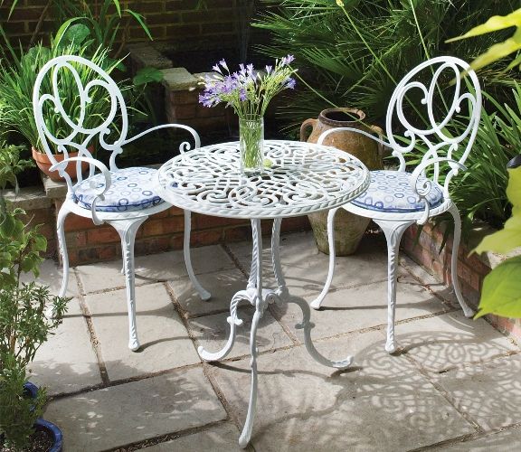 small garden table and chairs