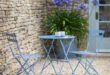 small garden table and chairs