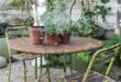 small garden table and chairs