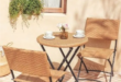 small garden table and chairs