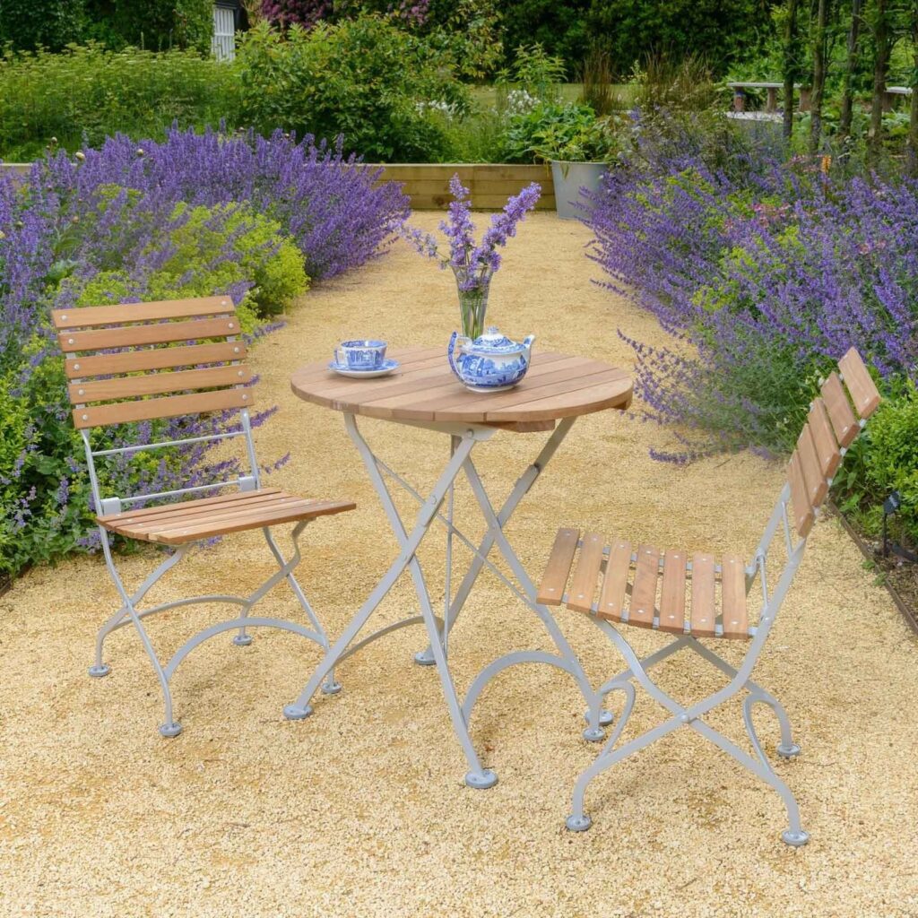 small garden table and chairs