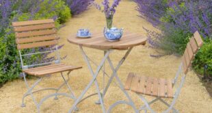 small garden table and chairs