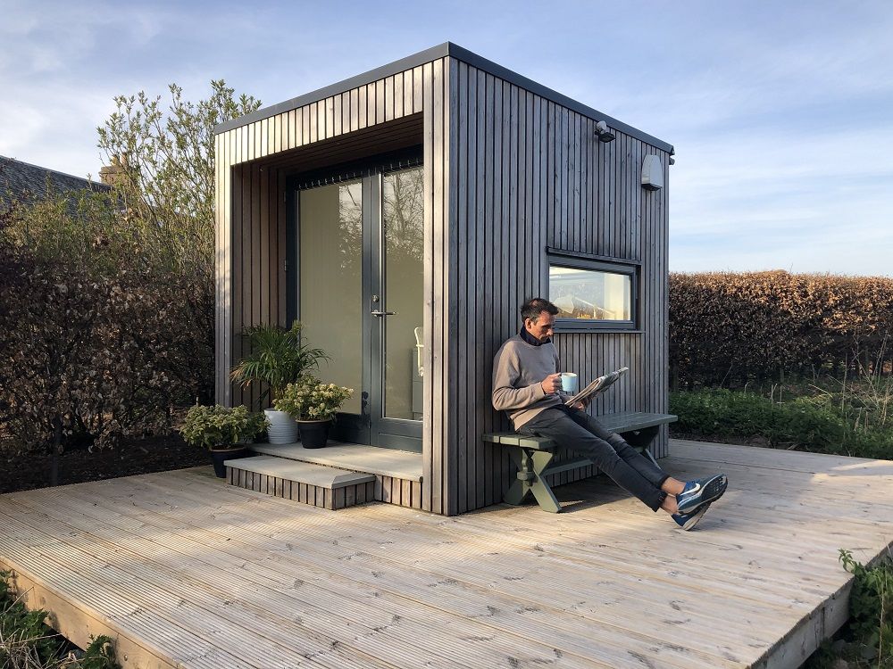 Compact Workspace: The Charm of a Small Garden Office