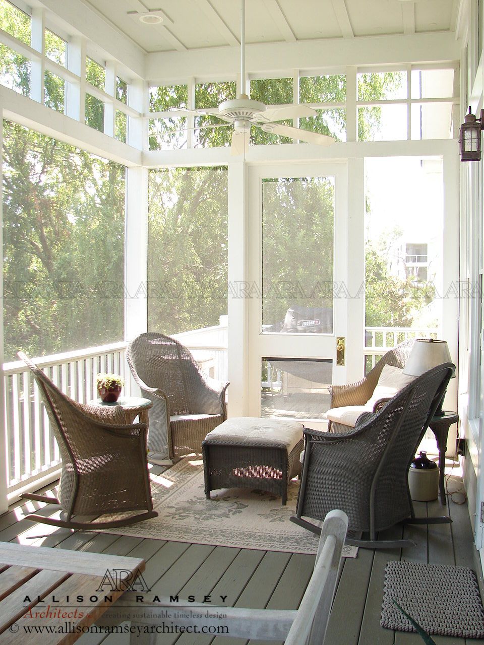 Cozy Enclosed Patio: A Perfect Spot for Relaxing