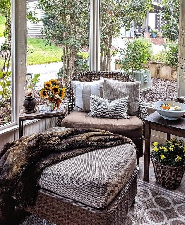 Cozy Retreat: The Charm of a Small Screened-in Porch