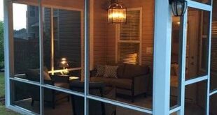 small screened in porch