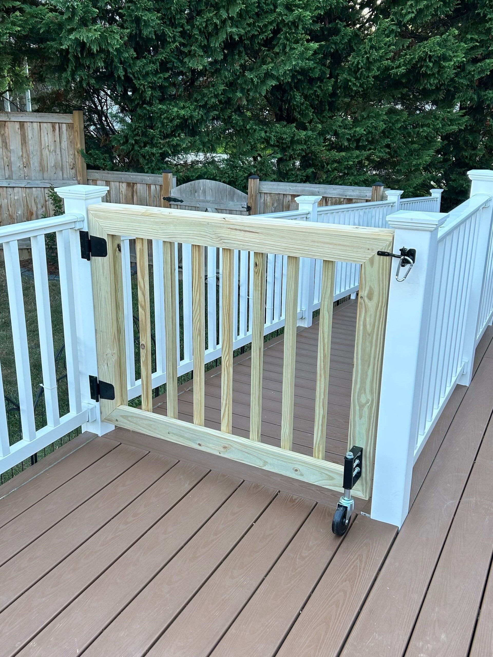 Crafting a Stylish Gate for Your Deck