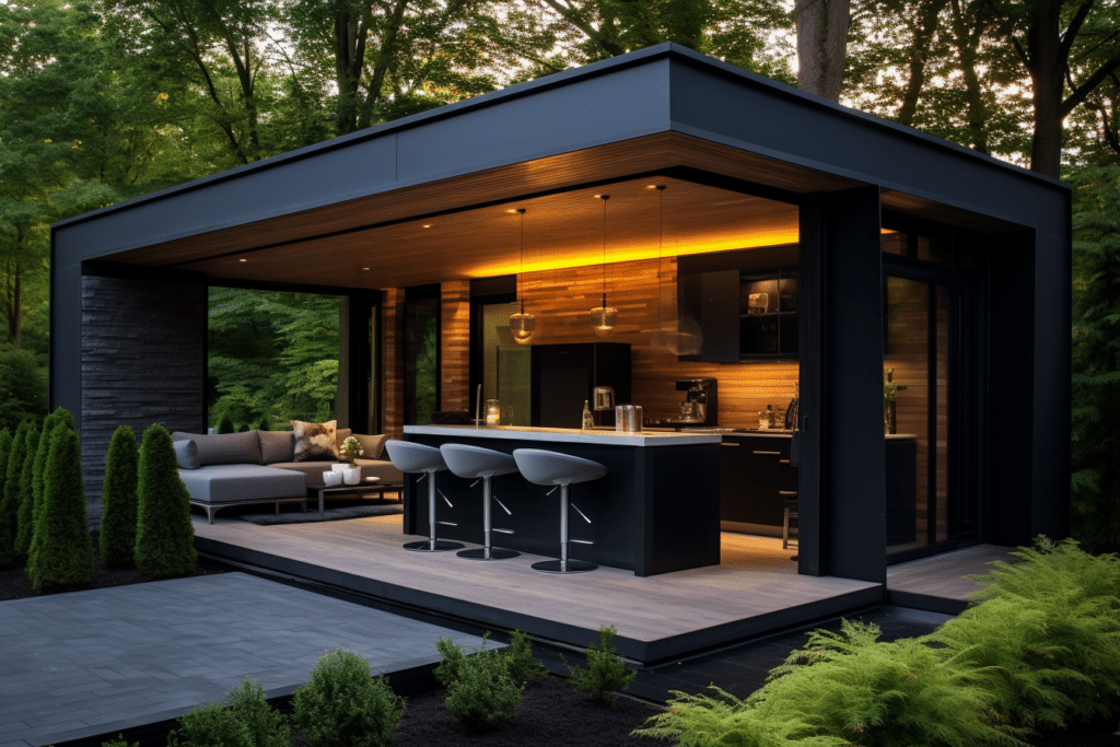 Create Your Dream Outdoor Patio Oasis with a Fully Equipped Kitchen