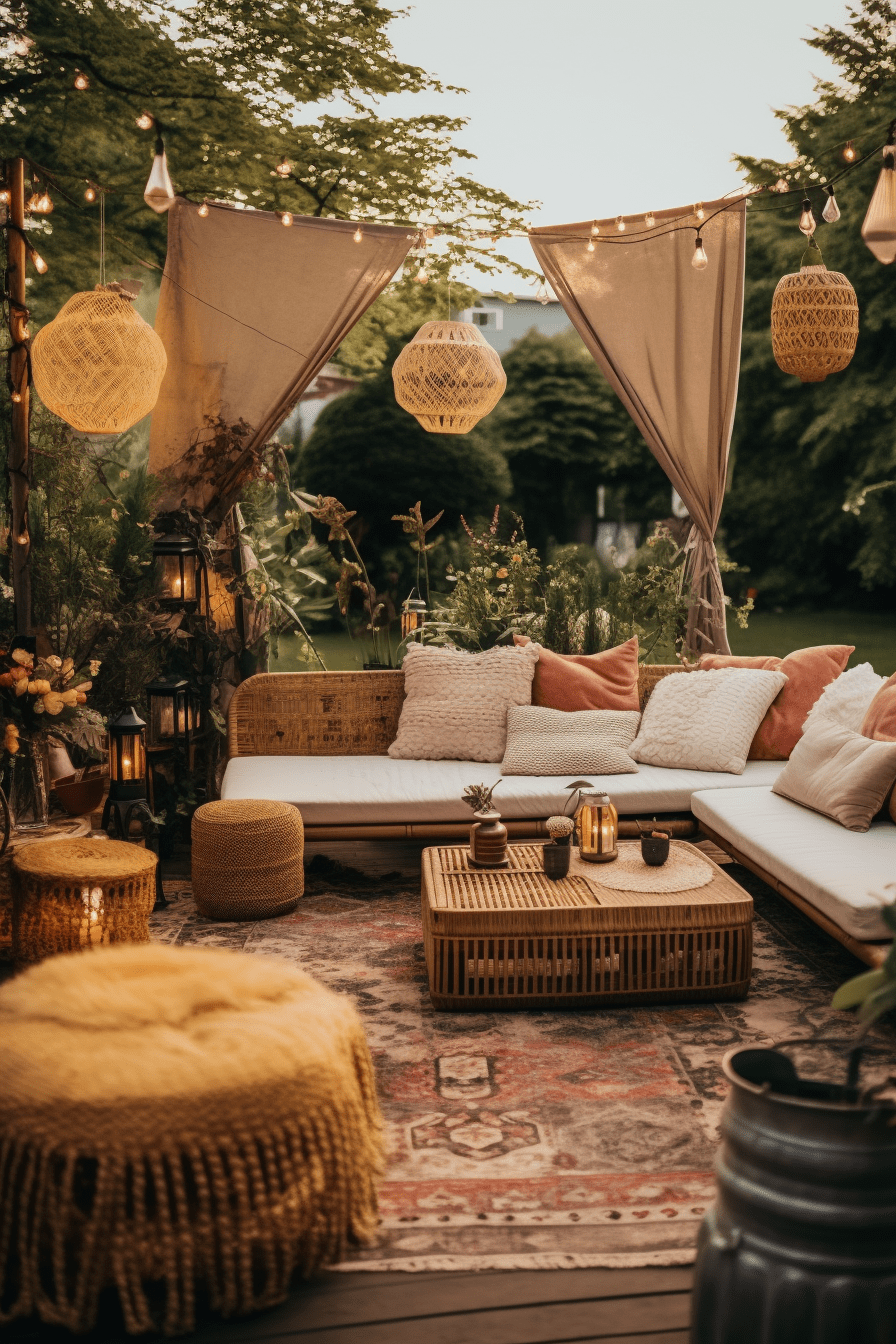 Boho Garden Inspirations for a Cozy Outdoor Oasis