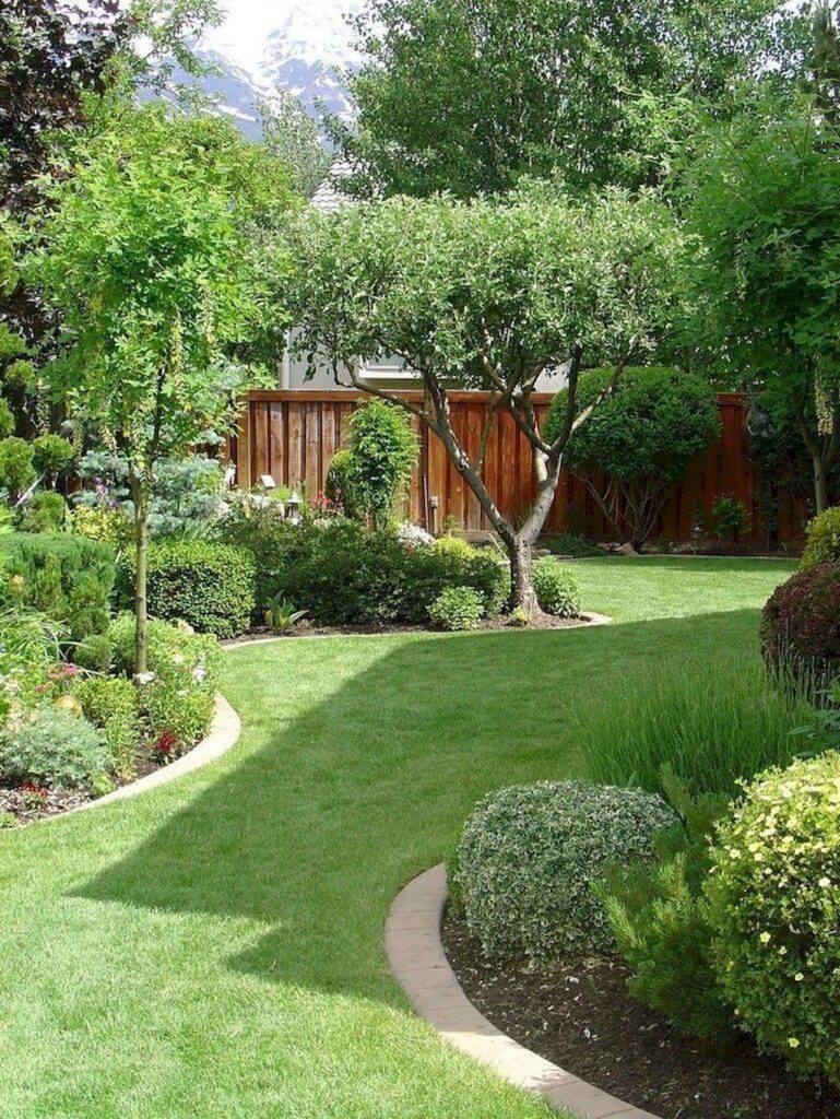 small garden landscape