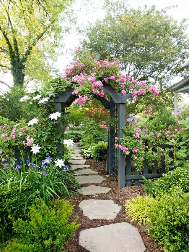 Creating beautiful garden paths and walkways