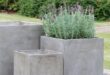 garden planter concrete