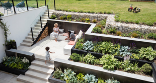 garden design on a slope