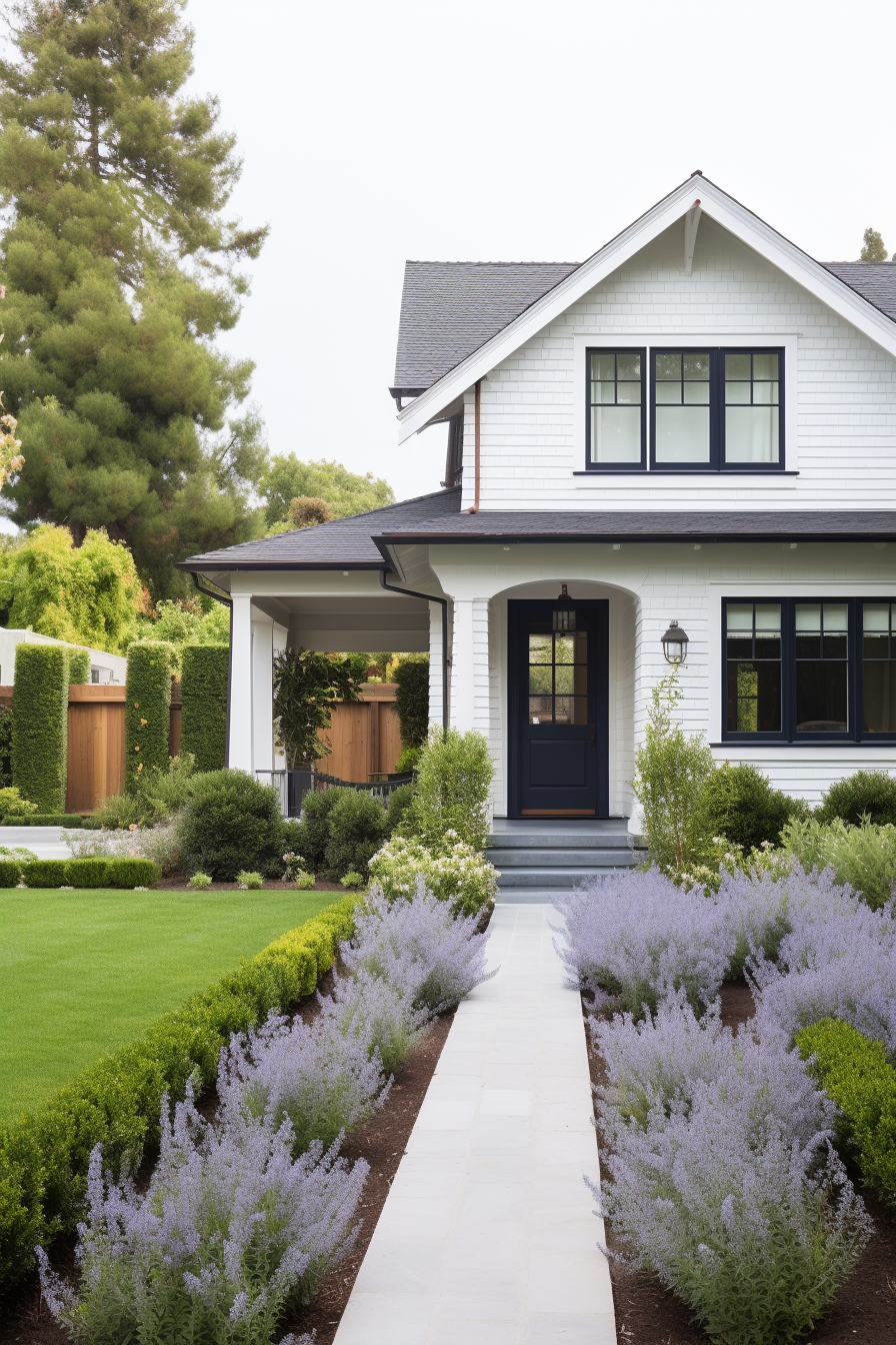 modern farmhouse landscaping front yards