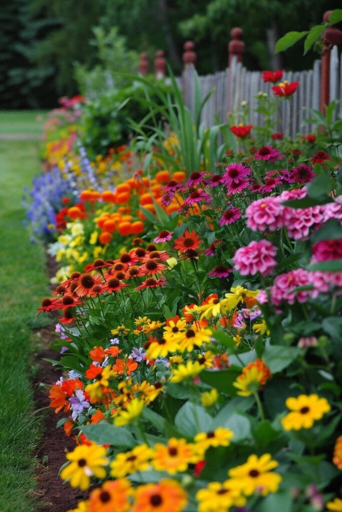 perrenial gardens layout front yards