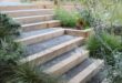 landscaping steps on a slope