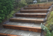 landscaping steps on a slope