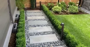 landscaping around patio