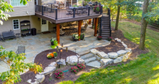 landscaping under deck