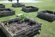 pallet raised garden bed