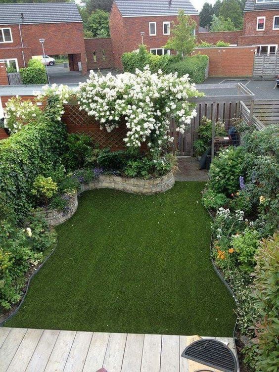 small garden landscape