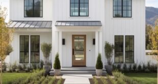 modern farmhouse landscaping front yards